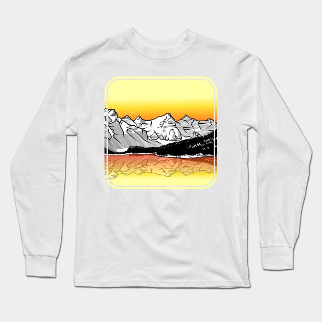 Valley of the ten Peaks Long Sleeve T-Shirt by mailboxdisco